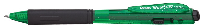 Długopis żelowy Pentel WOW! K437CR zielony