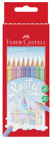 Kredki zamek pastel 10 kolorów Faber-Castel