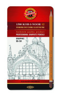 Ołówek techniczny Koh-I-Noor zestaw 5B-5H 12szt.