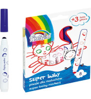 Pisak dla dzieci Super Baby 8 kolorów Fiorello