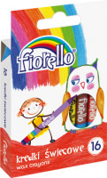 Kredki świecowe 16 kolorów Fiorello