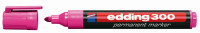 Marker perm. Edding 300 różowy okr.