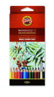 Kredki akwarelowe Koh-I-Noor Mondeluz 12 kolory
