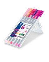 Cienkopis Triplus 0,3mm flamingo 6szt Staedtler S334 SB6CS6