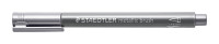 Flamaster pędzelkowy Metallic brush do Bullet Jounal Staedtler srebrny