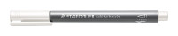 Flamaster pędzelkowy Metallic brush do Bullet Jounal Staedtler biały