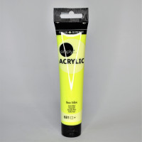 Farba akrylowa Simply Acrylic 75ml neonowa żółta