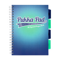 Kołozeszyt B5/100k. kr Project Book Blue Pukka Pad