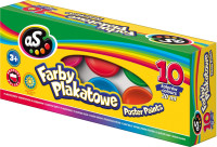 Farby szkolne AS 10kol. 20ml