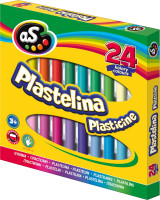 Plastelina szkolna AS 24 kolory