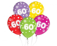 Balony z cyframi 60 12" 5szt GZ-CY60 GoDan