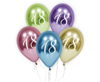 Balony 18 platynowe 12"/5szt GZ-18P5 Godan