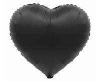 Balon foliowy B&C Serce matowe czarne 18" BS-HMCA GoDan