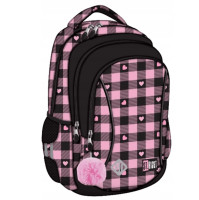 Plecak 3-komorowy Stright BP-26 Pink Checkered mkmp Majewski