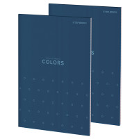 Blok notatnikowy  A6/50k. kratka klejony Topcolors