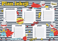 Plan lekcji A5 Superbohater Henry
