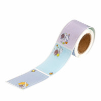 Naklejki na rolce - etykiety - Kosmos  4,5x2,5 cm 100szt DPNK-272 Dalprint