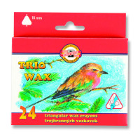 Kredki Jumbo Koh-I-Noor Trip Wax 10mm 24 kolory