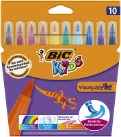 Pisaki 10 kolorów Visaquarelle BIC