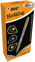 Marker pernamentny z gumowym uchwytem Metalic BIC
