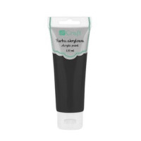 Farba akrylowa 120ml lamp black Dalprint