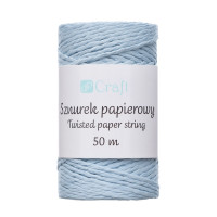 Sznurek papierowy skręcany 50m DPSZ-017 Dalprint niebieski