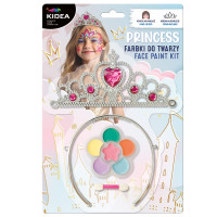 Farbki do twarzy Princess z tiarą Kidea FDTPTKA Derform