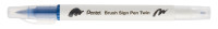 Pisak Brush dwustronna końcówka SESW30C-T117 Pentel Steel Blue