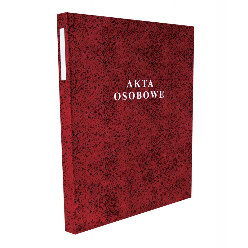 Teczka do akt osobowych TO oklejana 20mm Konfex T04 bordo